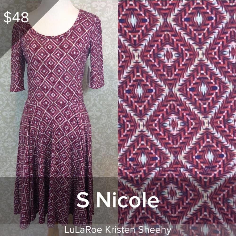 New LuLaRoe Nicole dress, Small, NWT
